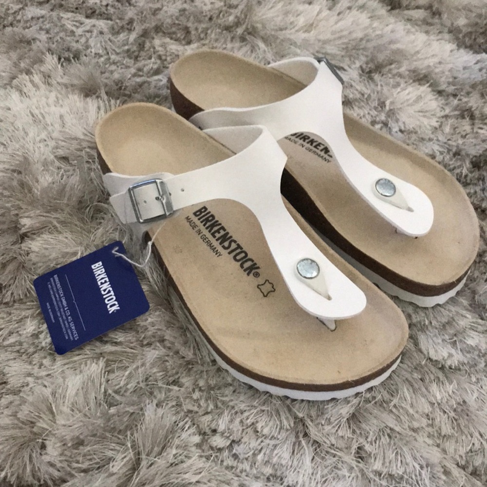 New Birkenstock Gizeh White 37